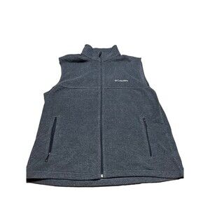 Columbia mens jacket‎ vest size large fleece gray